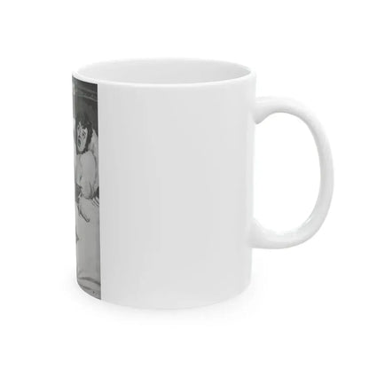 Escape Of Hitler's Lover Boy, World of Men, December 1963 - White Coffee Mug - Go Mug Yourself