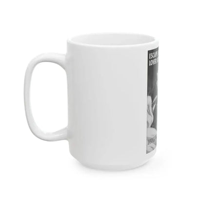 Escape Of Hitler's Lover Boy, World of Men, December 1963 - White Coffee Mug - Go Mug Yourself