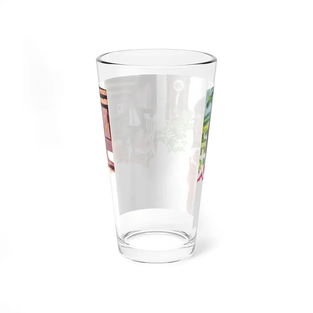 Escape To Happiness by Betty Colsen, Homes & Gardens, 1965 - Pint Glass 16oz - Go Mug Yourself