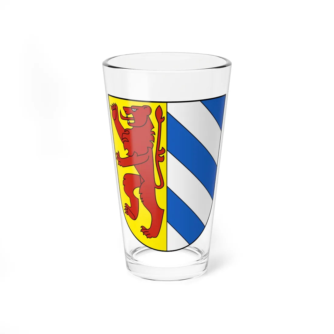 Eschenz-blazon (Switzerland) (Coat of Arms) Pint Glass 16oz 16oz - Go Mug Yourself