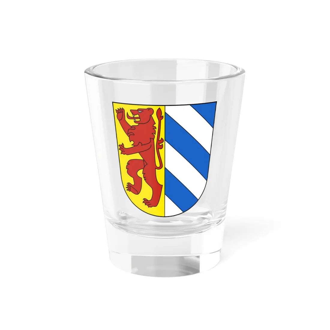 Eschenz-blazon (Switzerland) (Coat of Arms) Shot Glass 1.5oz 1.5oz - Go Mug Yourself