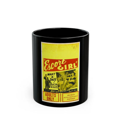 ESCORT GIRL 1941 Movie Poster - Black Coffee Mug-11oz-Go Mug Yourself