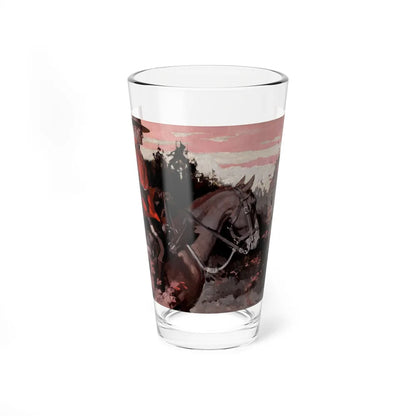 Escorting the Criminal, magazine interior story illustration - Pint Glass 16oz-16oz-Go Mug Yourself