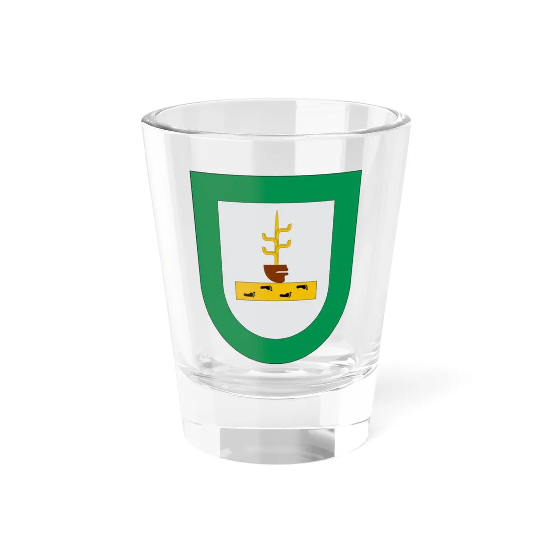 Escudo Acateno (Mexico) (Coat of Arms) Shot Glass 1.5oz 1.5oz - Go Mug Yourself