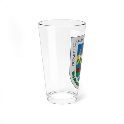 Escudo Acatlán (Mexico) (Coat of Arms) Pint Glass 16oz - Go Mug Yourself