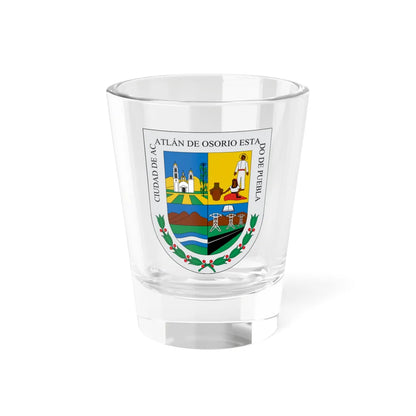 Escudo Acatlán (Mexico) (Coat of Arms) Shot Glass 1.5oz 1.5oz - Go Mug Yourself