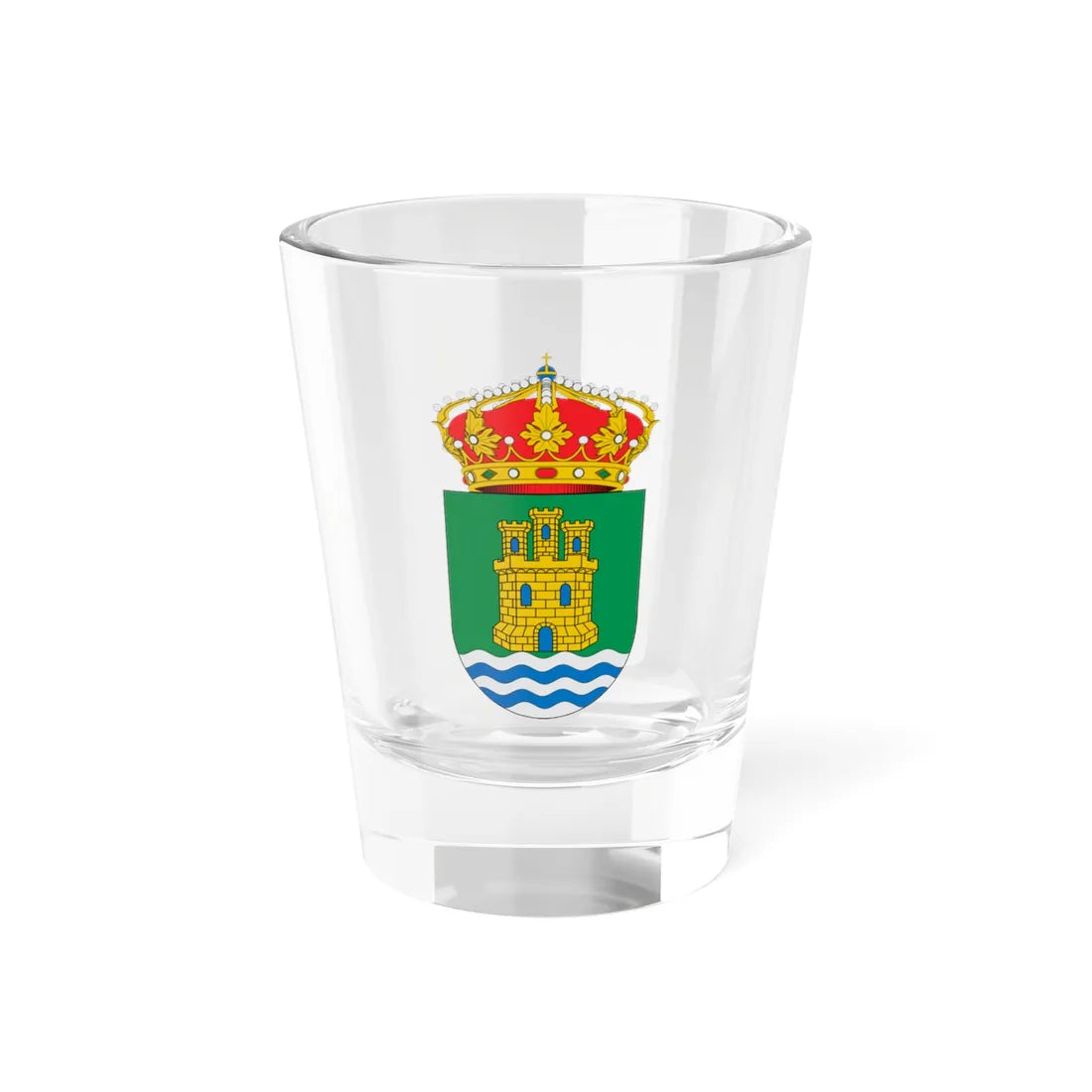 Escudo Alconchel (Spain) (Coat of Arms) Shot Glass 1.5oz 1.5oz - Go Mug Yourself