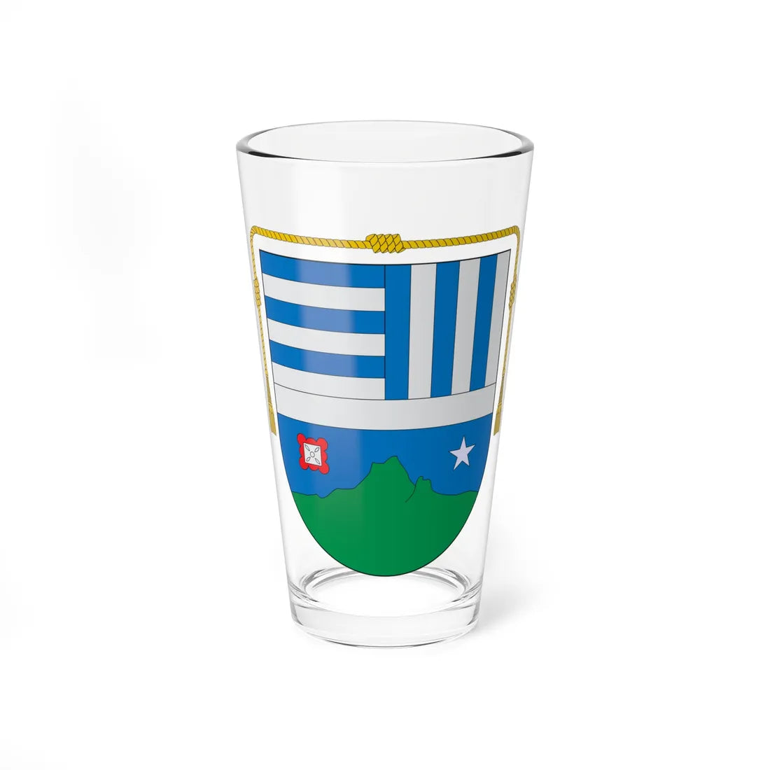 Escudo Amozoc (Mexico) (Coat of Arms) Pint Glass 16oz 16oz - Go Mug Yourself