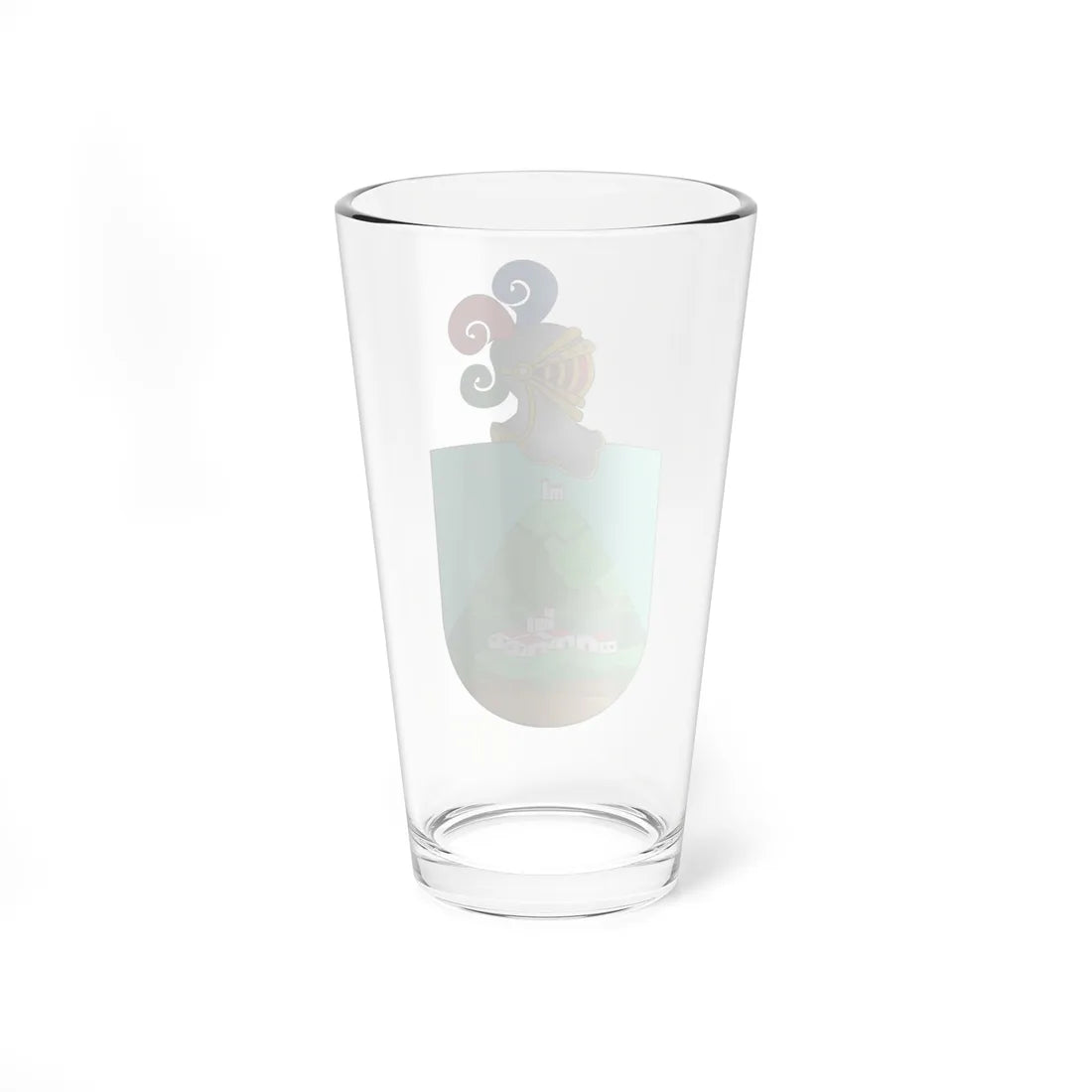 Escudo Añorbe con casco (Spain) (Coat of Arms) Pint Glass 16oz - Go Mug Yourself
