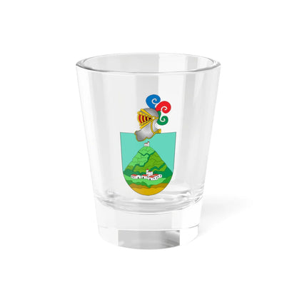 Escudo Añorbe con casco (Spain) (Coat of Arms) Shot Glass 1.5oz 1.5oz - Go Mug Yourself