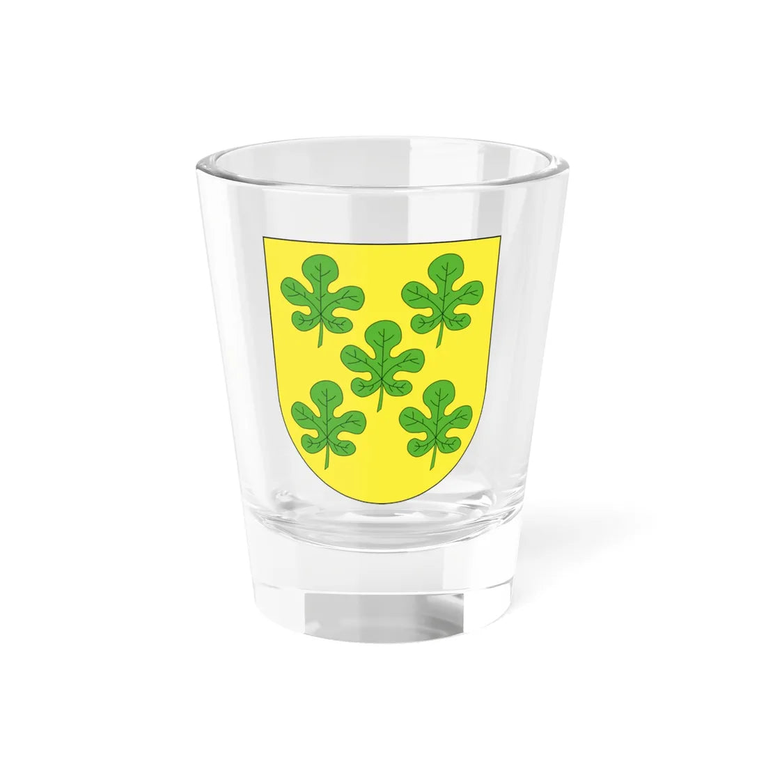 Escudo apellido Figueroa (Argentina) (Coat of Arms) Shot Glass 1.5oz 1.5oz - Go Mug Yourself