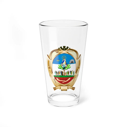 Escudo armas de celaya (Costa Rica) (Coat of Arms) Pint Glass 16oz 16oz - Go Mug Yourself