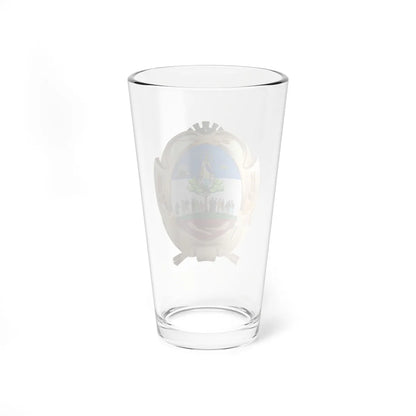 Escudo armas de celaya (Costa Rica) (Coat of Arms) Pint Glass 16oz - Go Mug Yourself