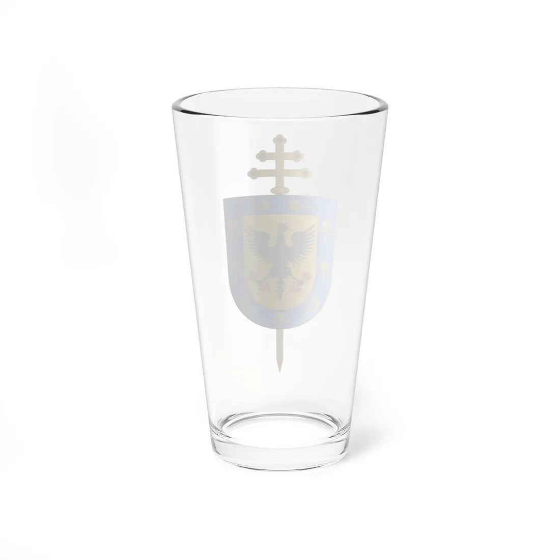 Escudo Arquidiócesis de Bogotá (Colombia) (Coat of Arms) Pint Glass 16oz - Go Mug Yourself
