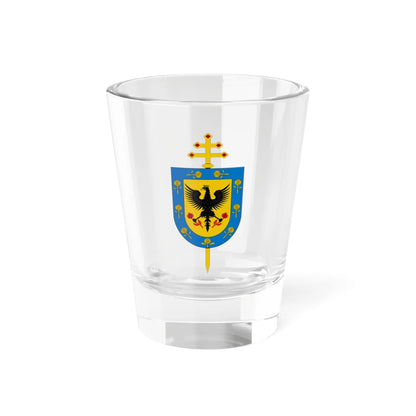 Escudo Arquidiócesis de Bogotá (Colombia) (Coat of Arms) Shot Glass 1.5oz 1.5oz - Go Mug Yourself