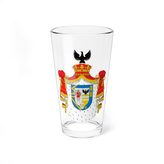 Escudo Atlixco (Costa Rica) (Coat of Arms) Pint Glass 16oz 16oz - Go Mug Yourself