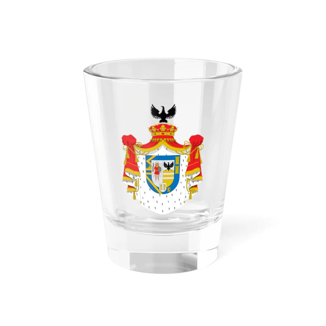 Escudo Atlixco (Costa Rica) (Coat of Arms) Shot Glass 1.5oz - Go Mug Yourself