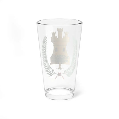 Escudo Ayamonte (Spain) (Coat of Arms) Pint Glass 16oz - Go Mug Yourself