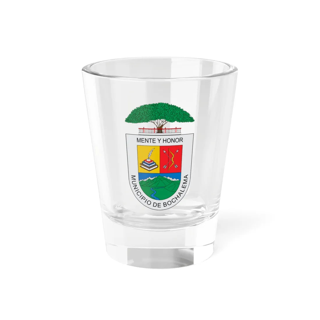 Escudo Bochalema (Colombia) (Coat of Arms) Shot Glass 1.5oz 1.5oz - Go Mug Yourself