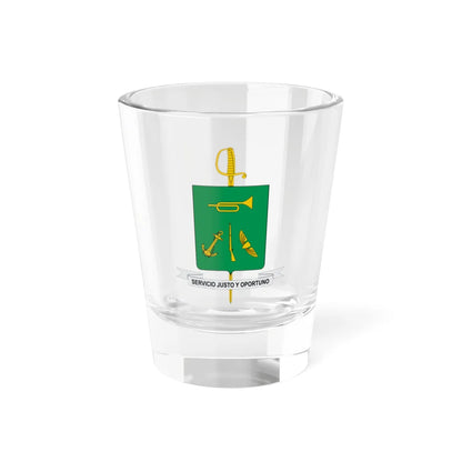 Escudo Caja de Retiro de las FF.MM-Colombia (Colombia) (Coat of Arms) Shot Glass 1.5oz 1.5oz - Go Mug Yourself