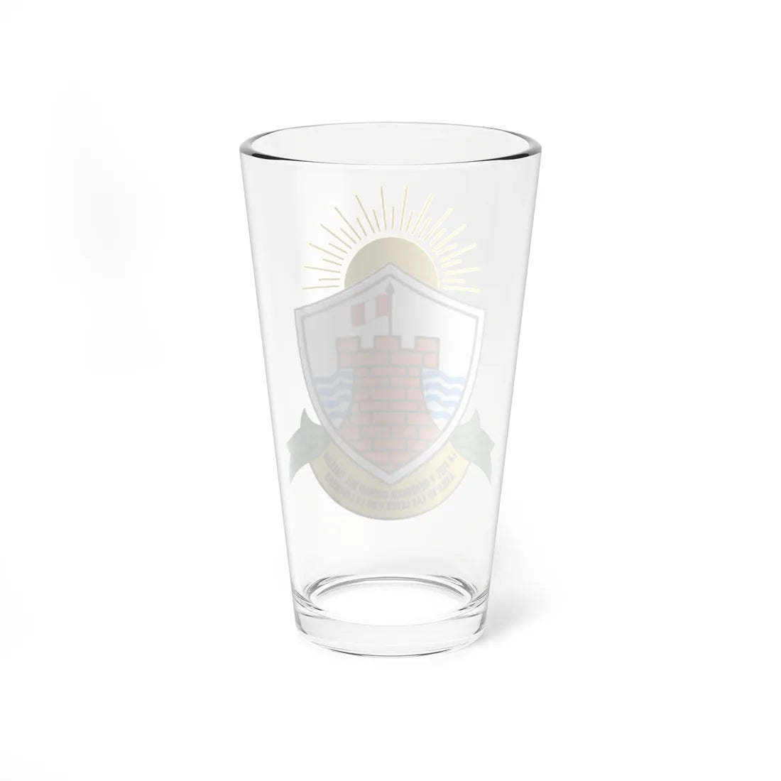 Escudo Callao (Peru) (Coat of Arms) Pint Glass 16oz - Go Mug Yourself