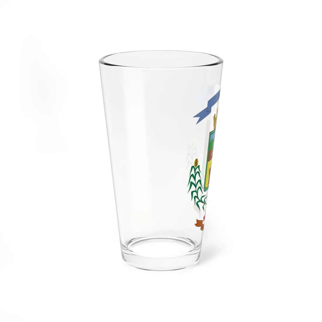 Escudo Cantón Atenas Alajuela Costa Rica (Costa Rica) (Coat of Arms) Pint Glass 16oz - Go Mug Yourself
