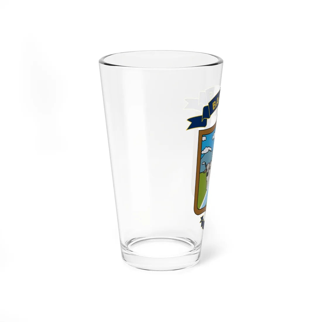 Escudo Cantón de Bagaces Guanacaste Costa Rica (Costa Rica) (Coat of Arms) Pint Glass 16oz - Go Mug Yourself