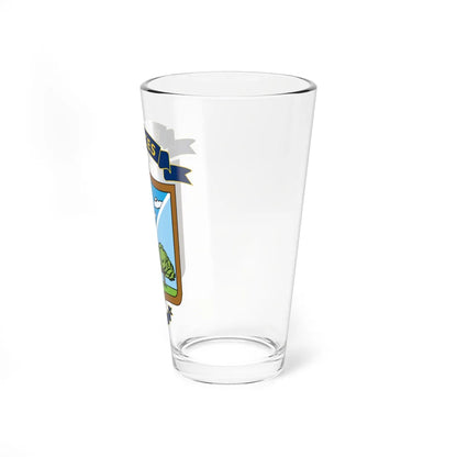 Escudo Cantón de Bagaces Guanacaste Costa Rica (Costa Rica) (Coat of Arms) Pint Glass 16oz - Go Mug Yourself