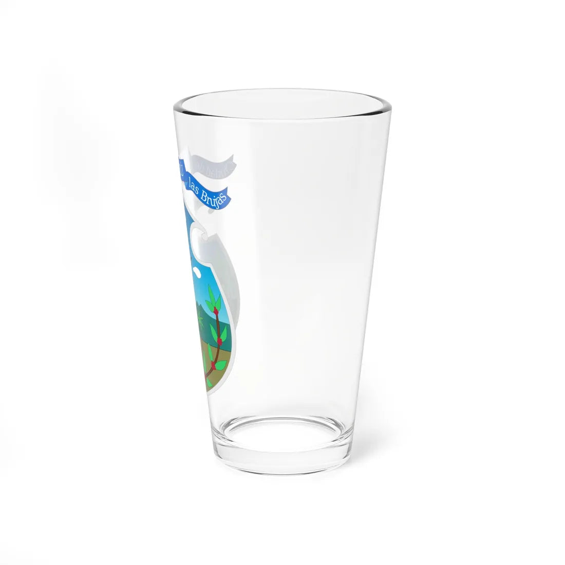 Escudo Cantón Escazú Costa Rica (Costa Rica) (Coat of Arms) Pint Glass 16oz - Go Mug Yourself