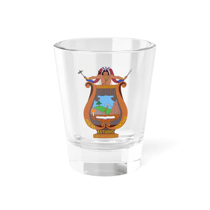 Escudo Cantón San Ramón Alajuela Costa Rica (Costa Rica) (Coat of Arms) Shot Glass 1.5oz 1.5oz - Go Mug Yourself