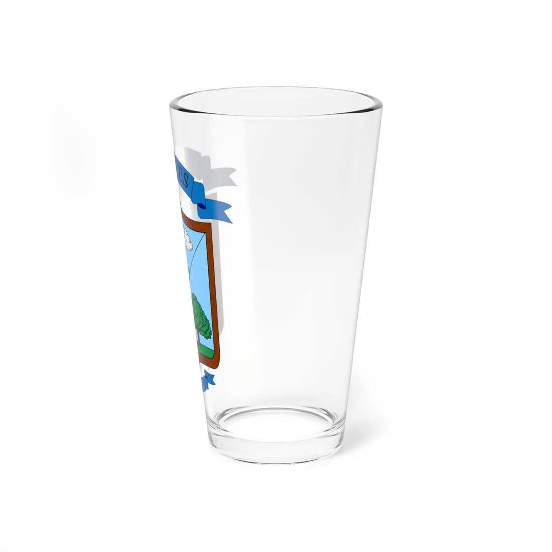 Escudo cantonal bagaces (Costa Rica) (Coat of Arms) Pint Glass 16oz - Go Mug Yourself