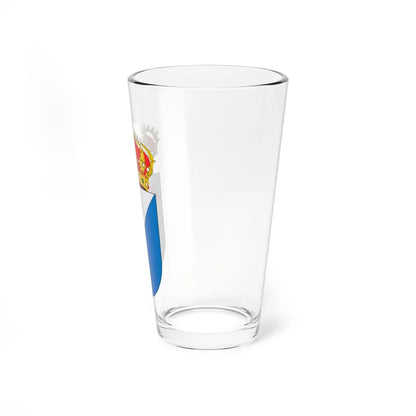 Escudo Carucedo (Spain) (Coat of Arms) Pint Glass 16oz - Go Mug Yourself