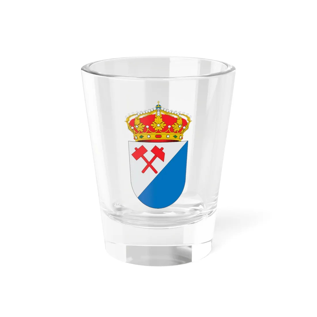 Escudo Carucedo (Spain) (Coat of Arms) Shot Glass 1.5oz 1.5oz - Go Mug Yourself