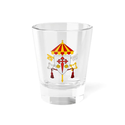 Escudo catedral basílica santiago bilbao (Spain) (Coat of Arms) Shot Glass 1.5oz 1.5oz - Go Mug Yourself
