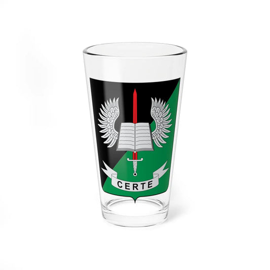Escudo Centro de Reentrenamiento Tactico-EJC (Colombia) (Coat of Arms) Pint Glass 16oz 16oz - Go Mug Yourself
