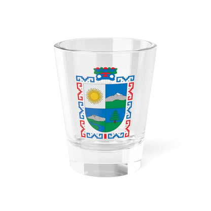 Escudo Chalchicomula de Sesma (Mexico) (Coat of Arms) Shot Glass 1.5oz 1.5oz - Go Mug Yourself