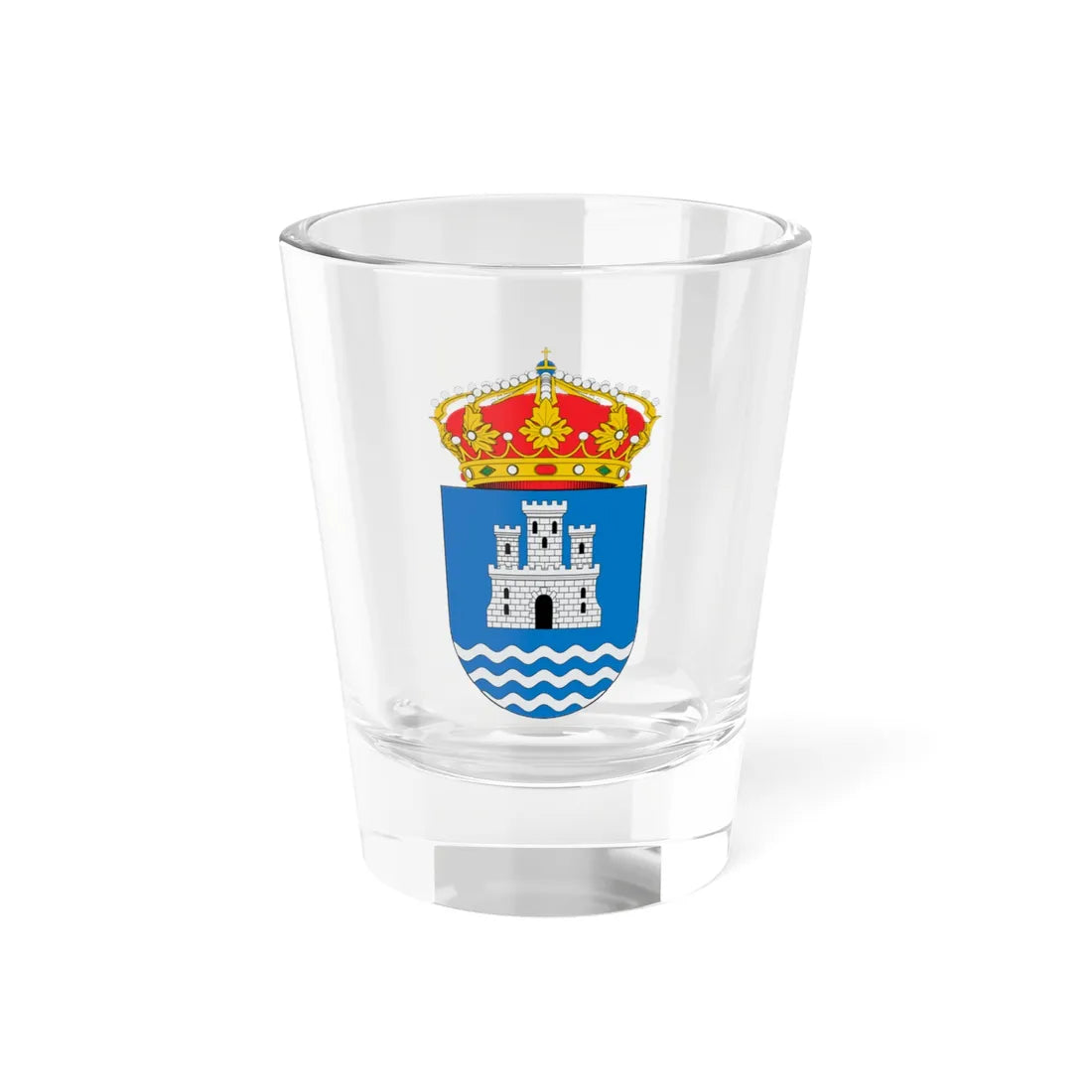 Escudo Cistierna (Spain) (Coat of Arms) Shot Glass 1.5oz 1.5oz - Go Mug Yourself
