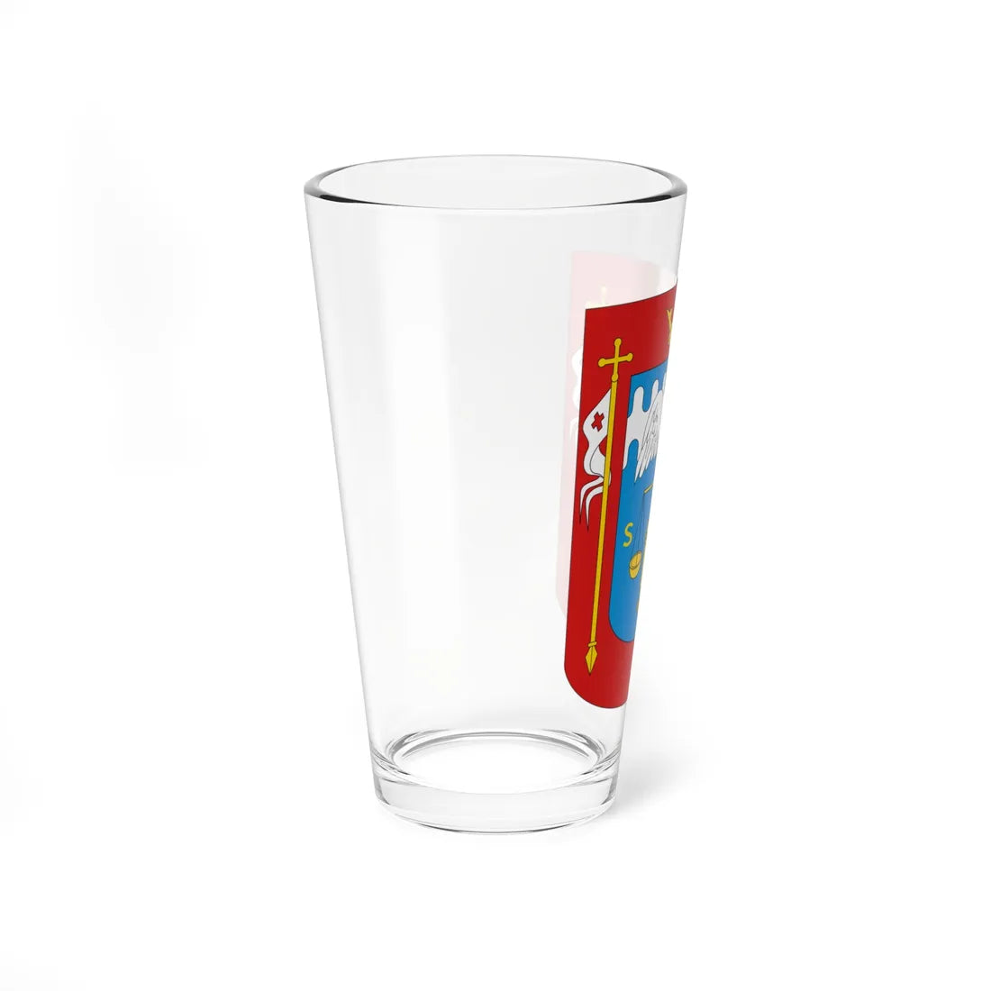 Escudo ciudad de Piura (Peru) (Coat of Arms) Pint Glass 16oz - Go Mug Yourself