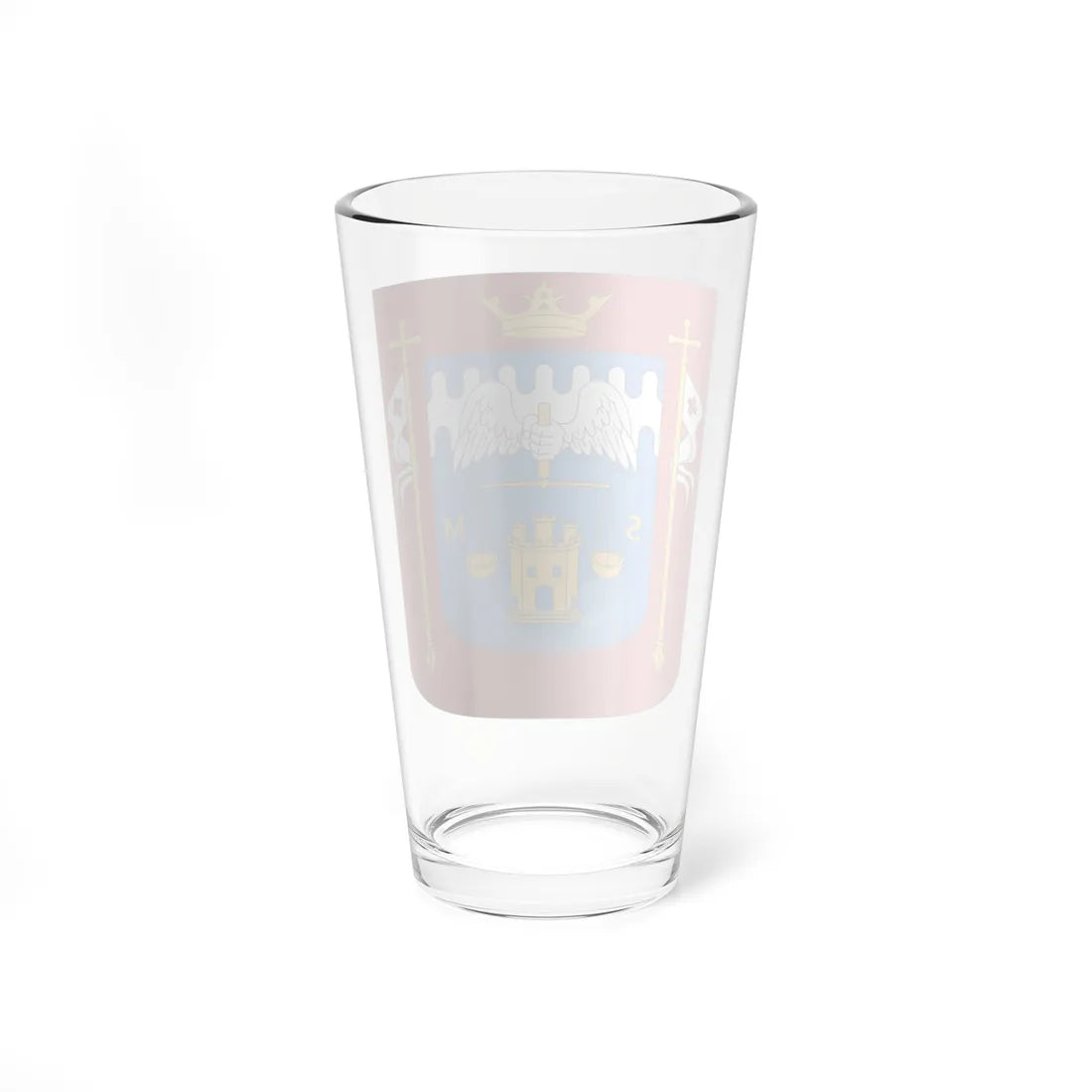 Escudo ciudad de Piura (Peru) (Coat of Arms) Pint Glass 16oz - Go Mug Yourself