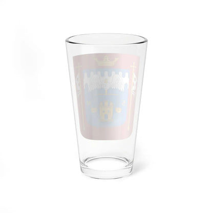 Escudo ciudad de Piura (Peru) (Coat of Arms) Pint Glass 16oz - Go Mug Yourself