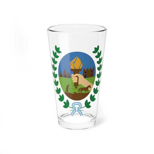 Escudo ciudad de Reconquista Santa Fe (Argentina) (Coat of Arms) Pint Glass 16oz 16oz - Go Mug Yourself