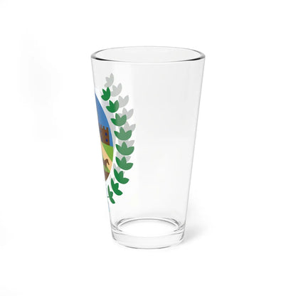 Escudo ciudad de Reconquista Santa Fe (Argentina) (Coat of Arms) Pint Glass 16oz - Go Mug Yourself