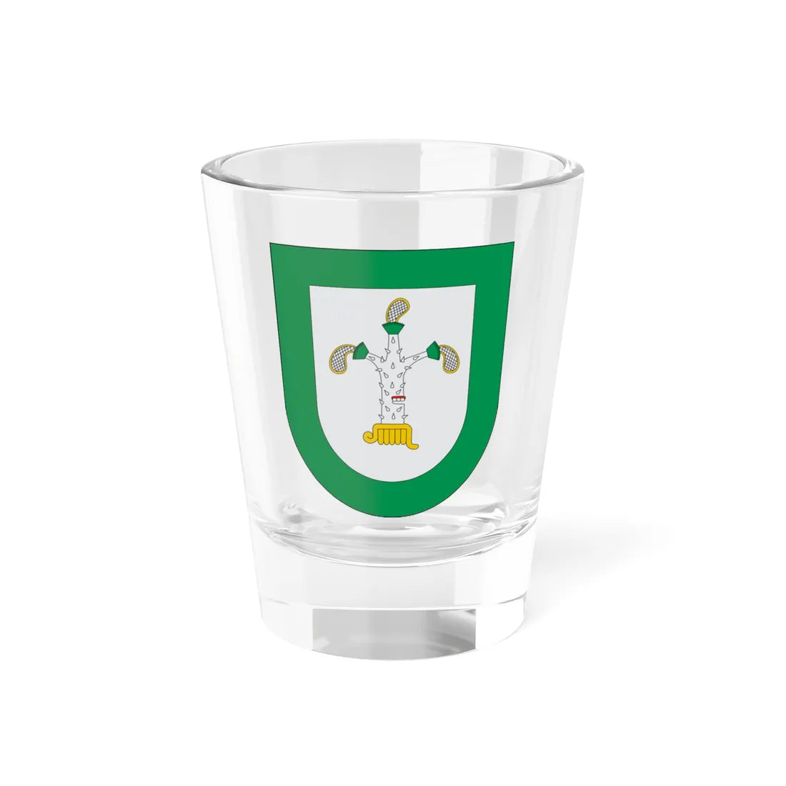 Escudo Cohetzala (Mexico) (Coat of Arms) Shot Glass 1.5oz 1.5oz - Go Mug Yourself