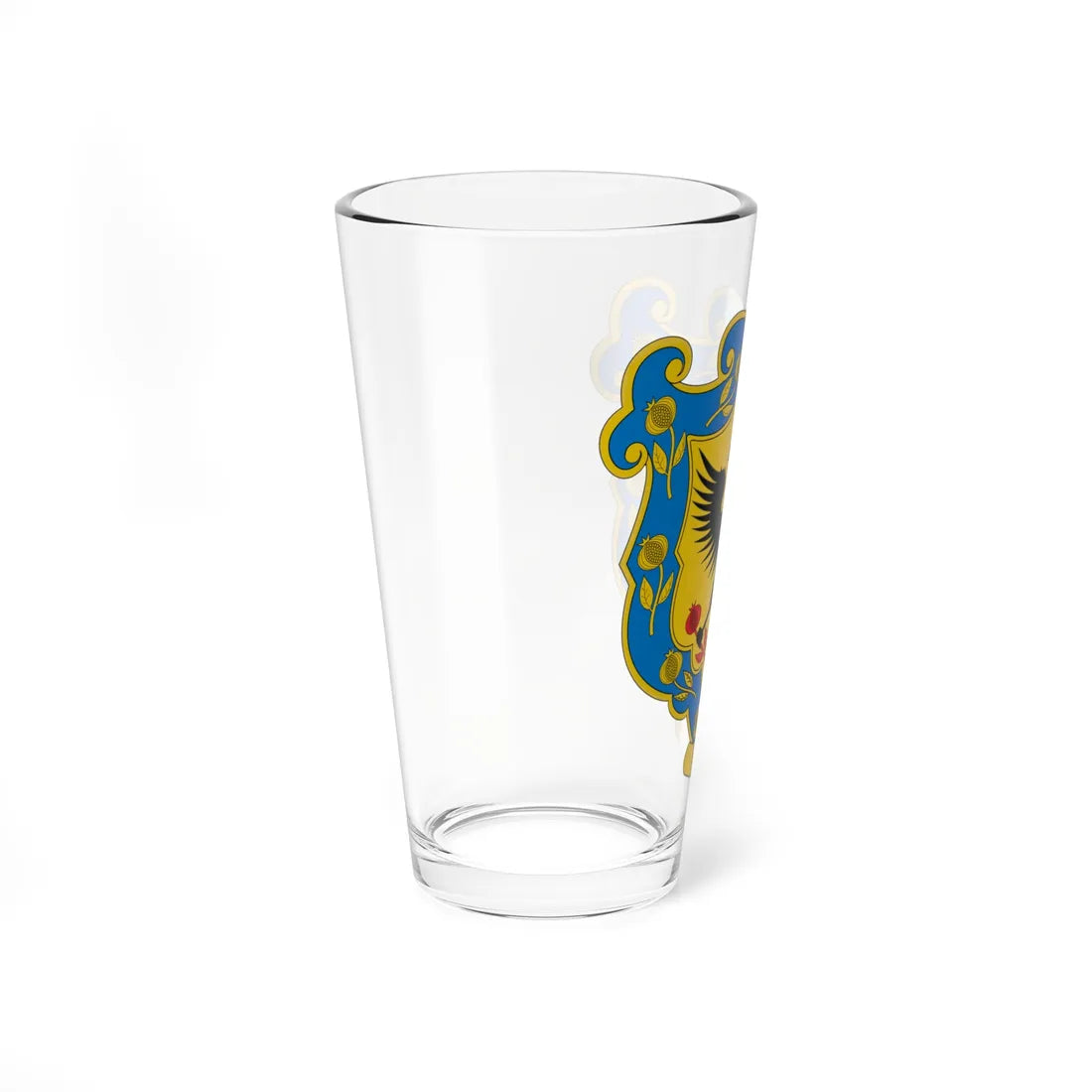 Escudo Colonial de Bogotá (Colombia) (Coat of Arms) Pint Glass 16oz - Go Mug Yourself