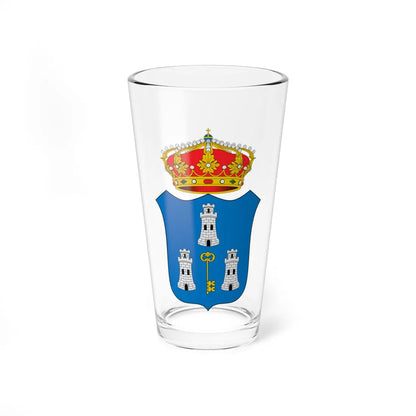 Escudo Colonial de La Habana (Costa Rica) (Coat of Arms) Pint Glass 16oz 16oz - Go Mug Yourself
