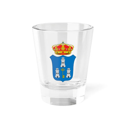 Escudo Colonial de La Habana (Costa Rica) (Coat of Arms) Shot Glass 1.5oz 1.5oz - Go Mug Yourself