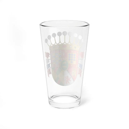 Escudo Condado de Santiago (Costa Rica) (Coat of Arms) Pint Glass 16oz - Go Mug Yourself