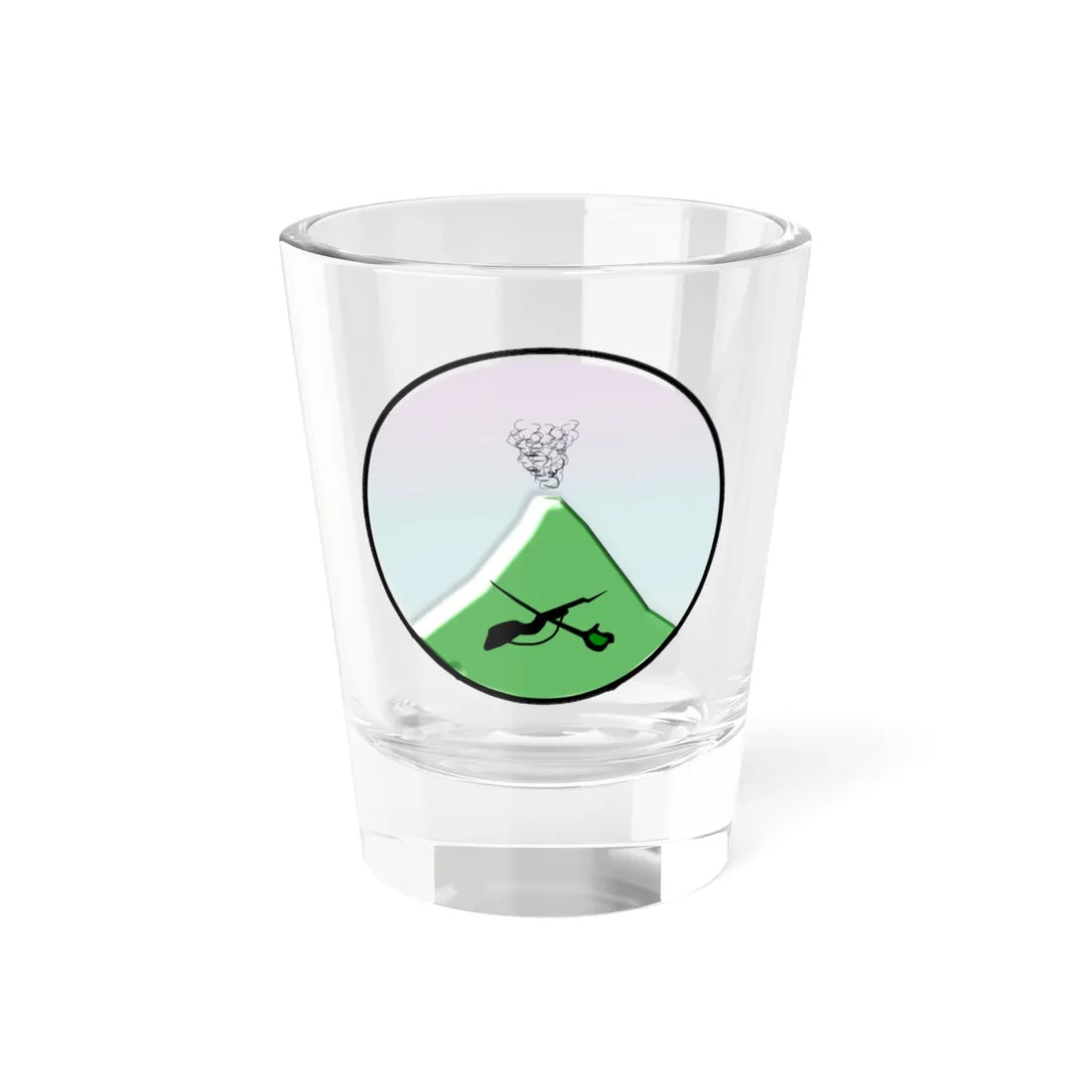 Escudo Consaca Nariño (Colombia) (Coat of Arms) Shot Glass 1.5oz 1.5oz - Go Mug Yourself