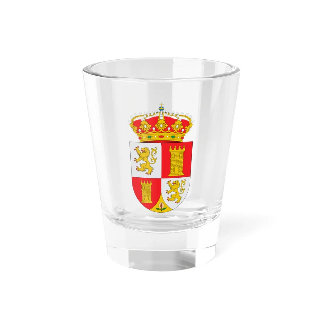 Escudo Cuautlancingo (Costa Rica) (Coat of Arms) Shot Glass 1.5oz 1.5oz - Go Mug Yourself