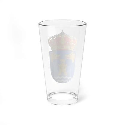 Escudo de A Porqueira (Spain) (Coat of Arms) Pint Glass 16oz - Go Mug Yourself